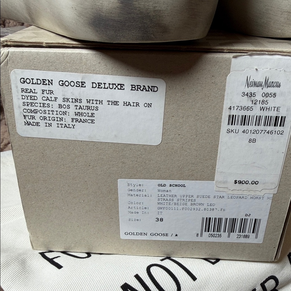 Golden Goose White Sneakers with Silver Accents - Picture 7 of 14